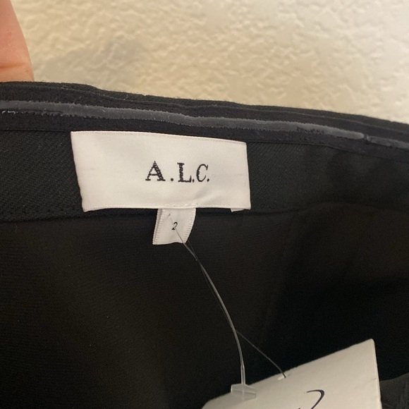 ALC Kate Black Strapless Belted Jumpsuit NWT - Picture 10 of 12